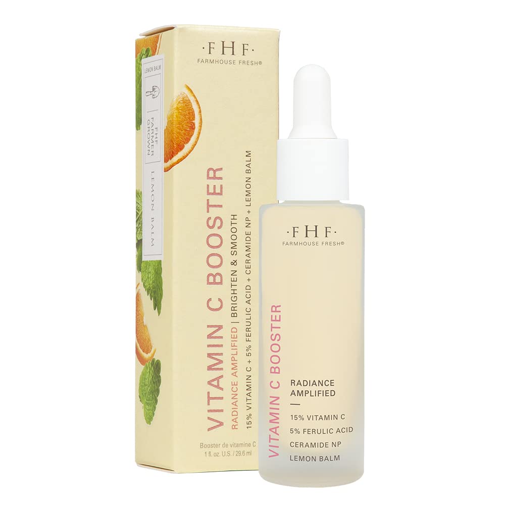 FarmHouse Fresh Vitamin C Serum bottle for brightening hydration and radiant skin.