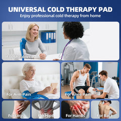 Farnuvo blue gel pads provide versatile fit for knee, shoulder, hip, and ankle use.