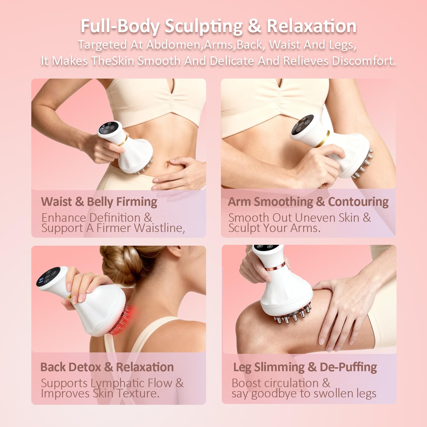 FASCITONE relaxation after workout using device for recovery.