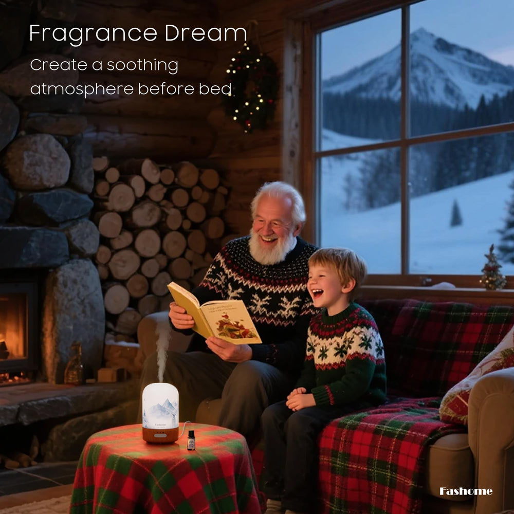 Fashome ultrasonic diffusion delivers quiet, consistent mist.