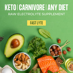 FAST LYTE bottle label highlights no fillers and unflavored formula