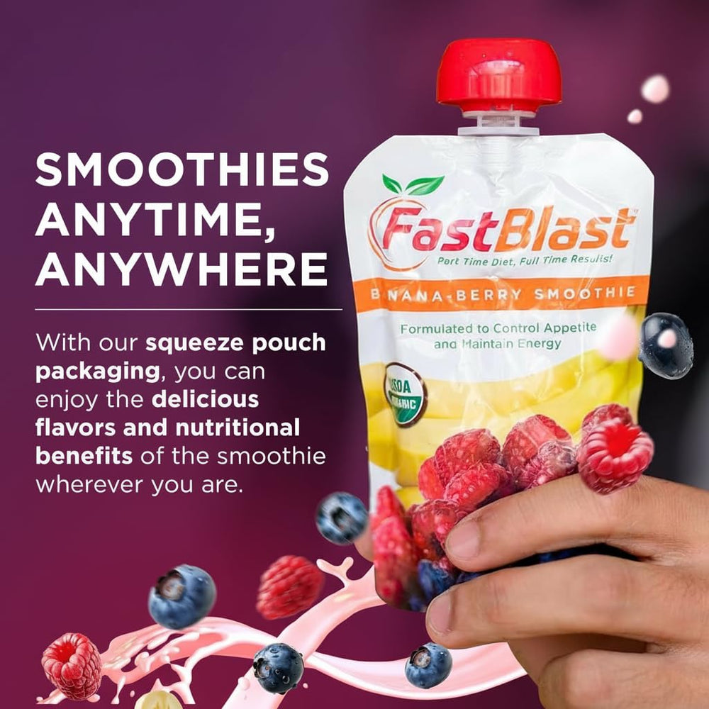 FastBlast protein pouch supports quick meal replacement during busy days.