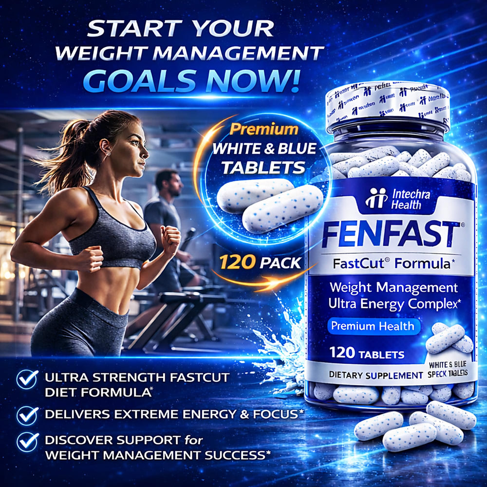 FASTCUT Diet Pills bottle closeup shows compact, portable packaging for travel