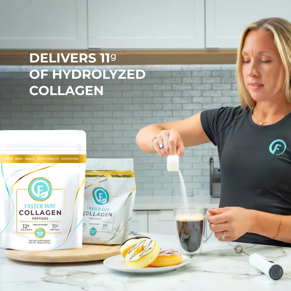 Unflavored formula blends into smoothies without taste or grit