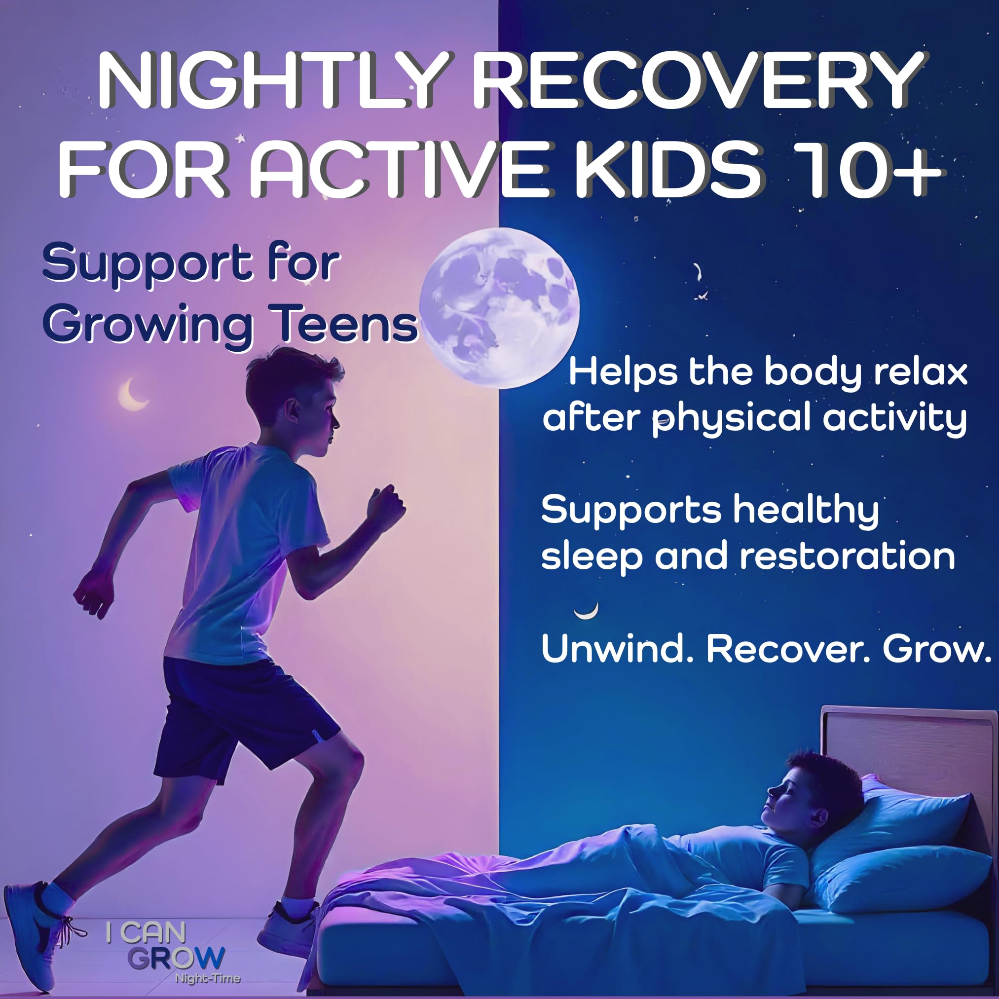 Child taking Fawelo night time vitamin with a glass of water