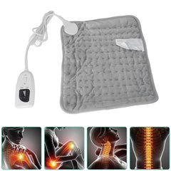 Sleek silver-gray Fayelume heating pad design