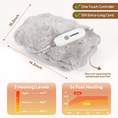 FAYKONCEN rapid heat in 30 seconds for quick comfort.