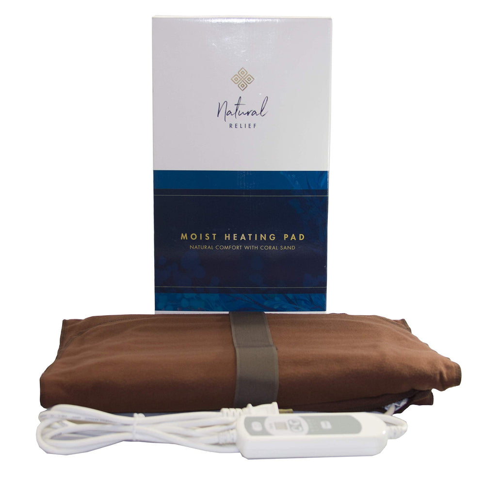 Auto shut-off timer feature on the Natural Relief heating pad.