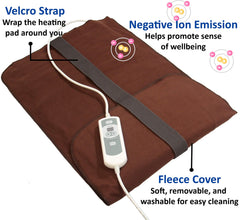 Digital LED control panel on the FCL Natural Relief for heat and time settings.