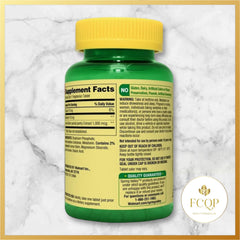 Vegetarian tablets artwork illustrating plant-based supplement option.
