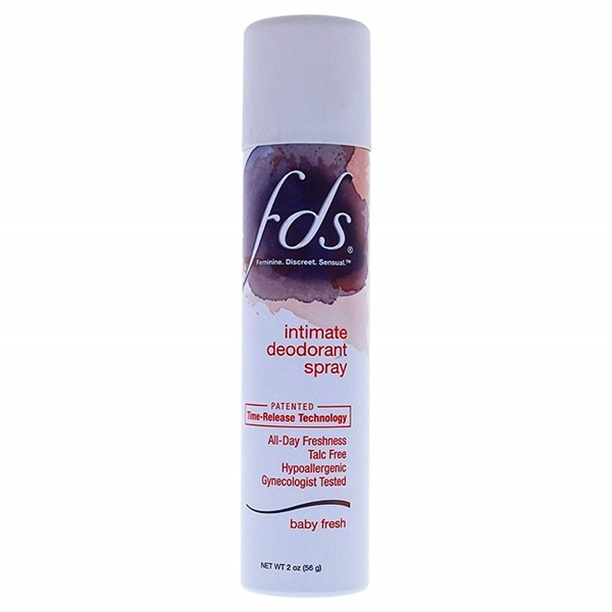 FDS Intimate dry deodorant spray front view for all-day freshness