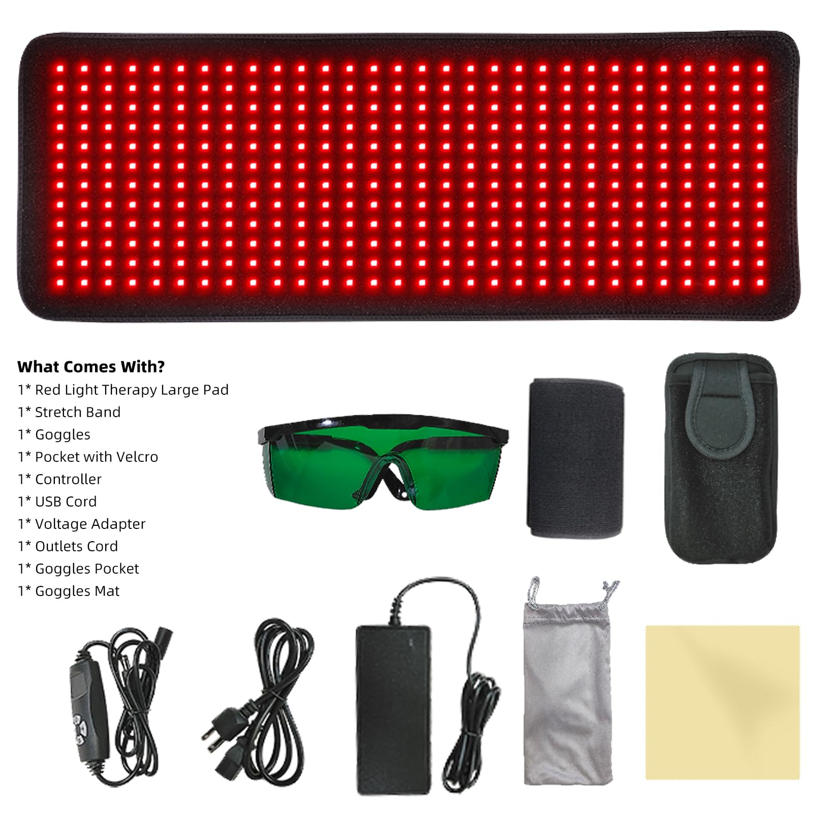 Feangli red light wrap pad 850nm LEDs for deeper reach.