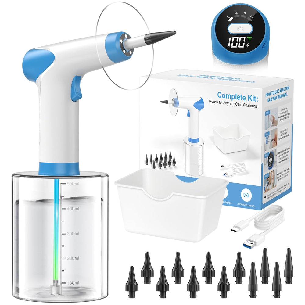 Featjoy Ear Wax Removal Kit basin for mess-free cleaning and rinsing