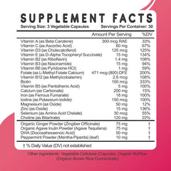 Feed Mom & Me Prenatal DHA pill closeup, smooth coated tablet.