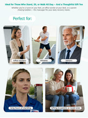 FEEJOY Leg Massager cordless design enables portable daily relief.