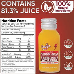Feeju Mango Nectar Blend bottle pour shows easy on-the-go wellness