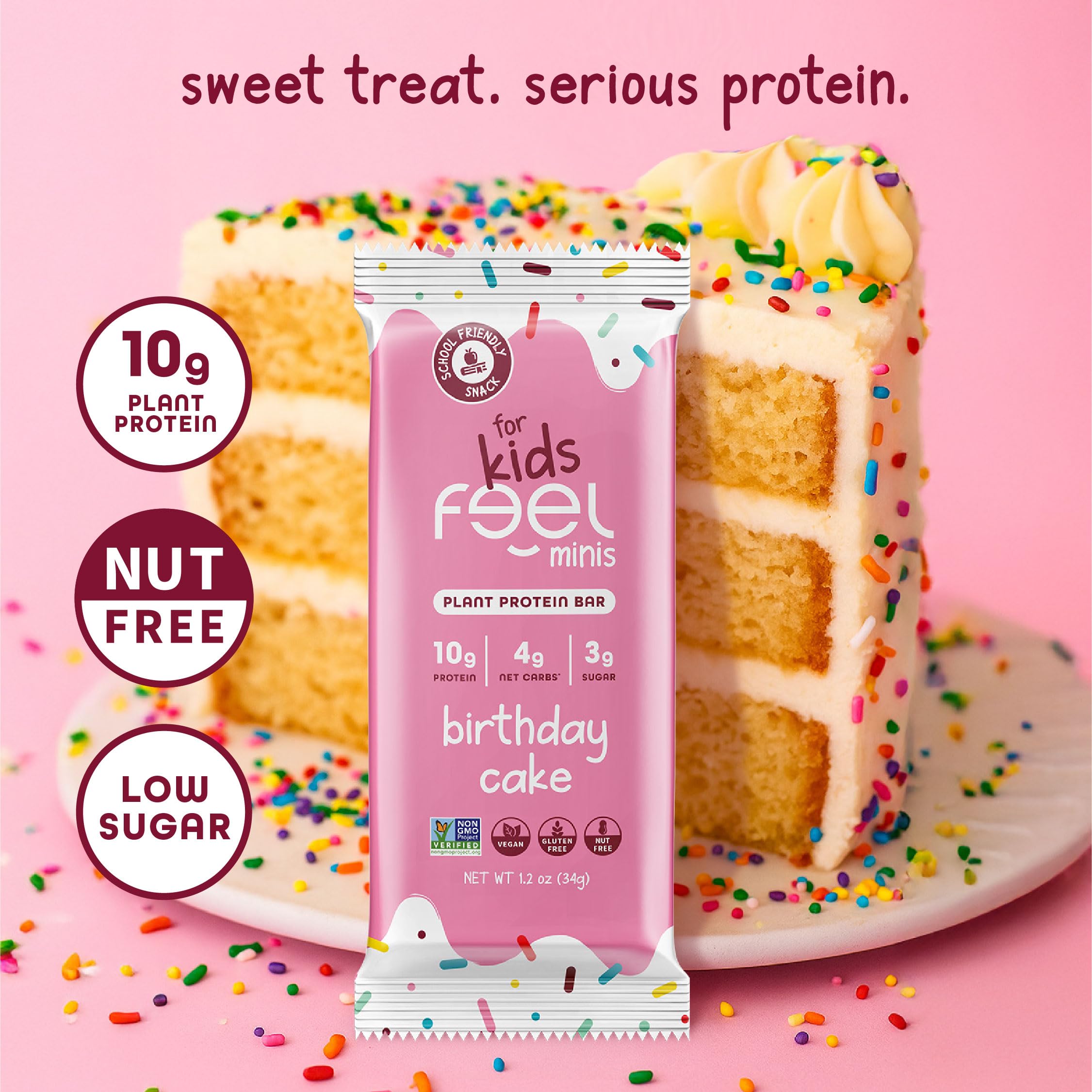 FEEL Bar Minis with no added sugar, gentle sweetness