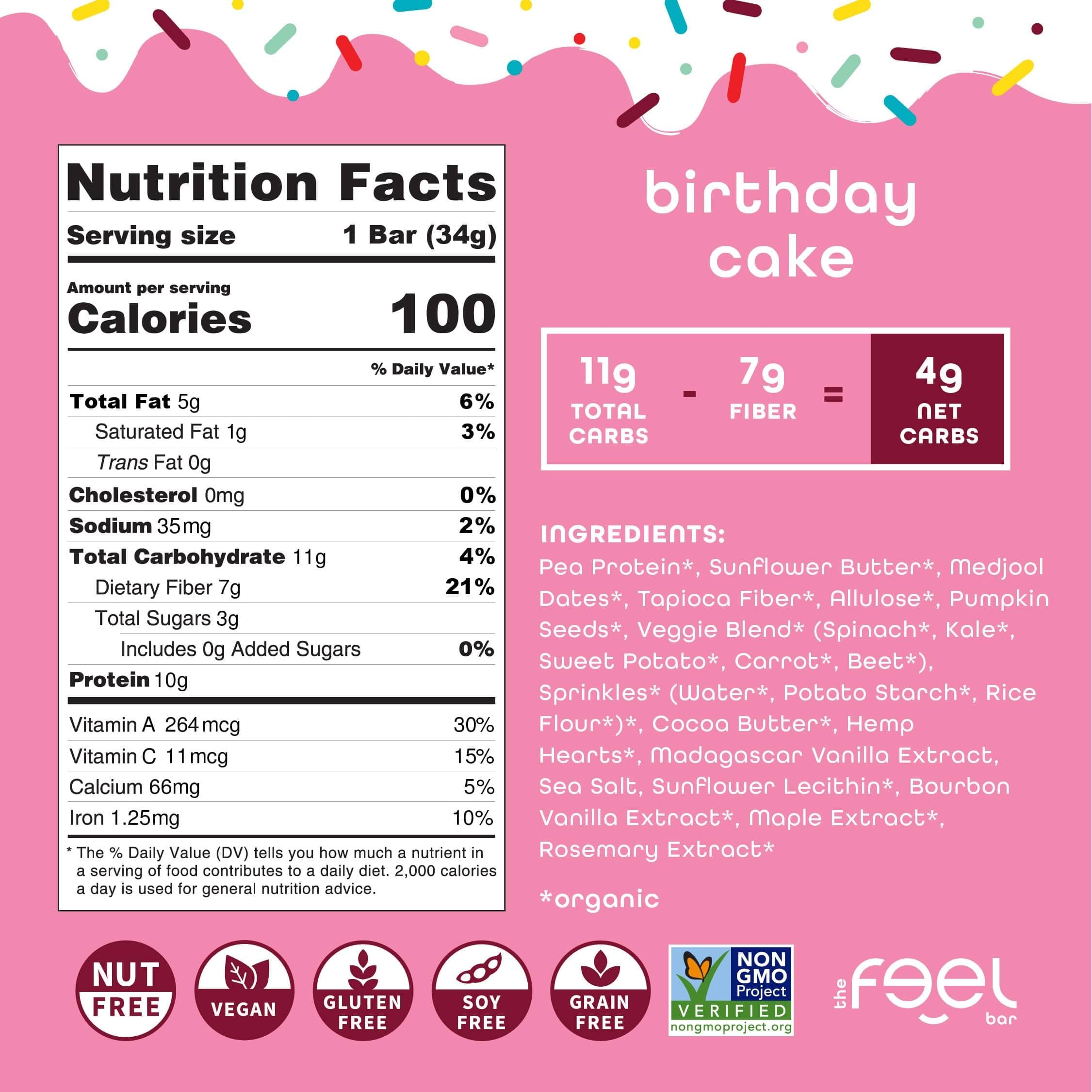 FEEL Feel Bar Minis with 10 g plant protein for growing kids