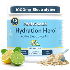 Feel Goods Hydration Hero lemon-lime stick pack for sugar-free daily hydration on the go