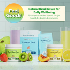 Feel Goods Hydration Hero recovery blend image signaling post-activity hydration.