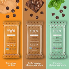 FEEL Vegan Bars Bars Break Texture shows creamy bite with real ingredients