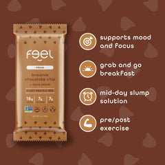 FEEL bars feature lions mane and caffeine for a steady energy lift
