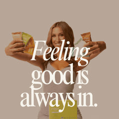 FEEL vegan protein bars Golden Goodness bar break showcases soft interior and crunchy texture