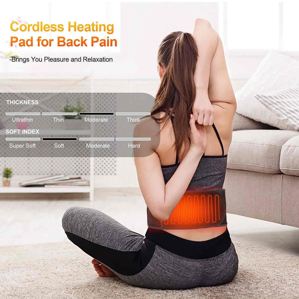 FEETMOR Heated Waist Belt worn on body during daily activities.