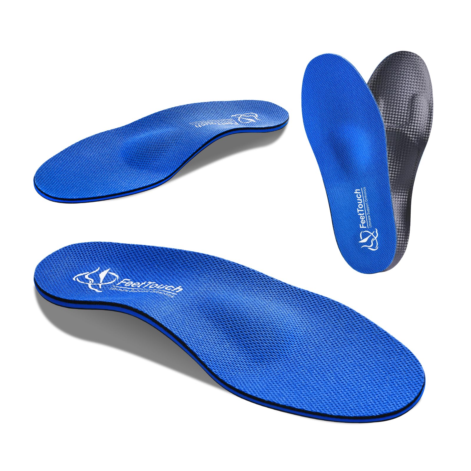 FeetTouch Poron heel cushion adds soft shock absorption with every step.