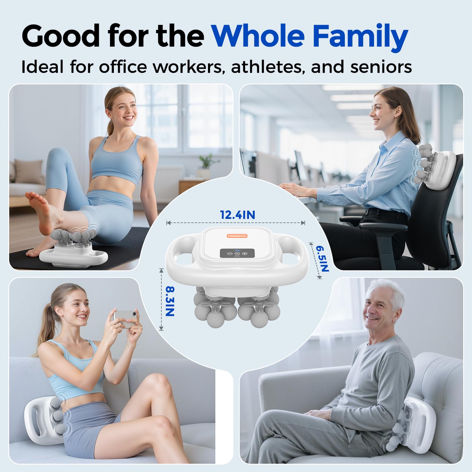 FEIERDUN portable massage device fits gym and travel routines.