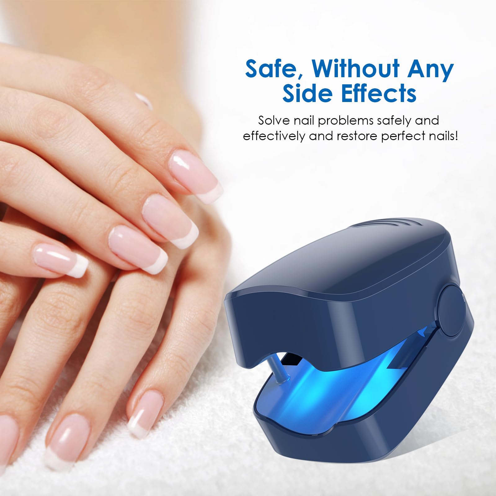 FEIGOMA device front view highlighting compact design for discreet at-home therapy