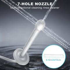 Feiorn included soft and hard tips provide comfort options during enema