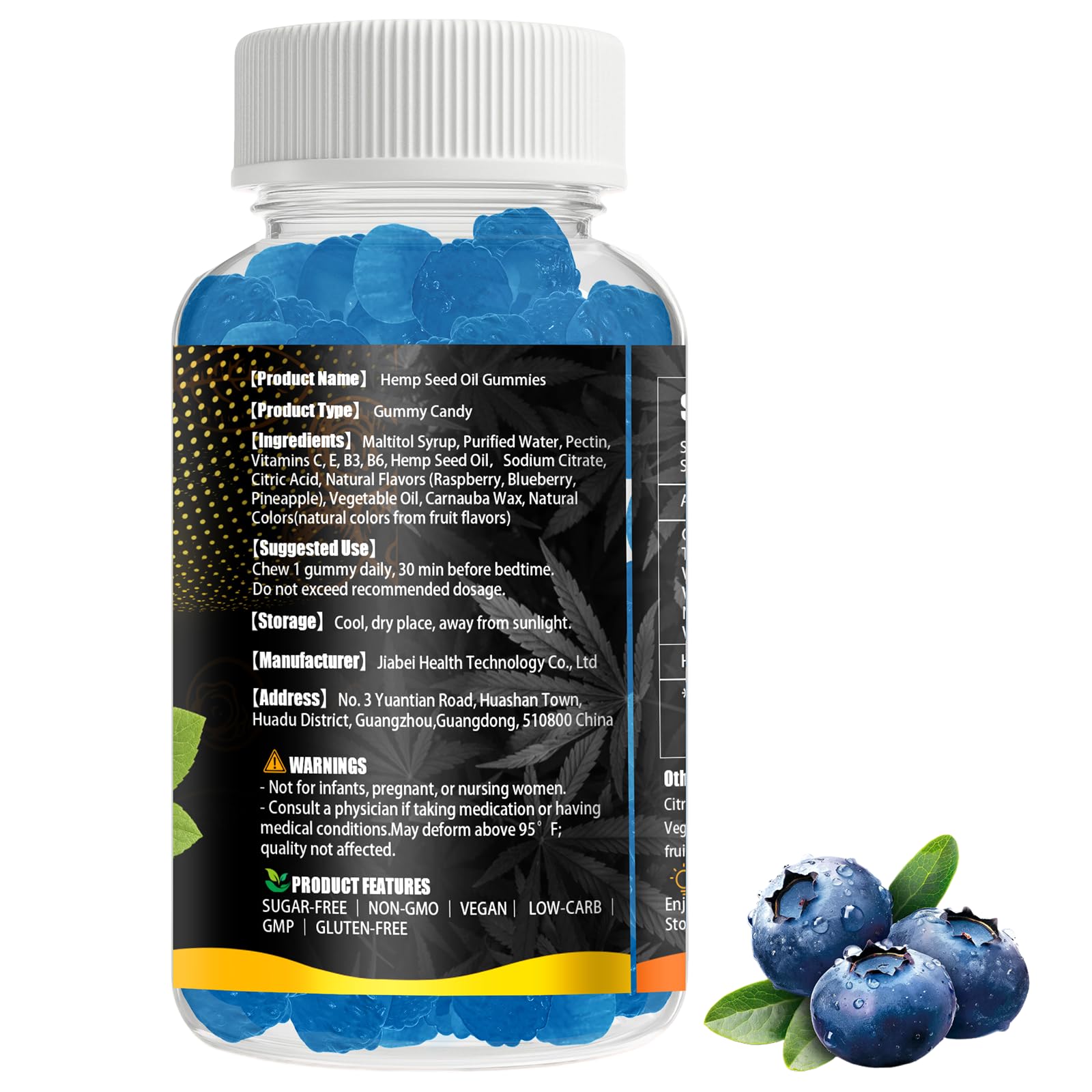 Felizlab hemp gummies serving suggestion for a calming nightly routine