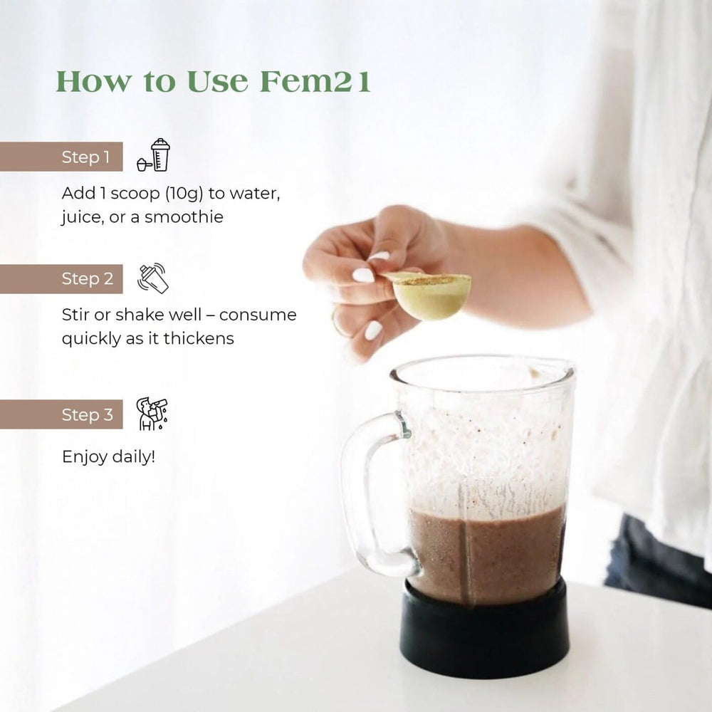Fem21 glow radiance ingredients visual hinting at a fresh complexion