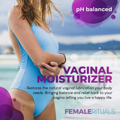 Ingredients label of Female Rituals Yoni Balance Pills highlighting herbal blend