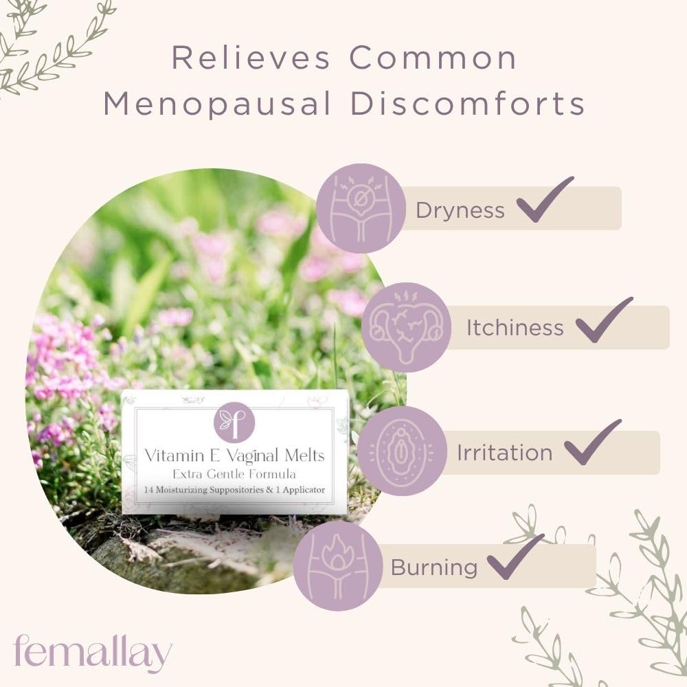 Femallay cocoa butter and jojoba oil nourish delicate skin