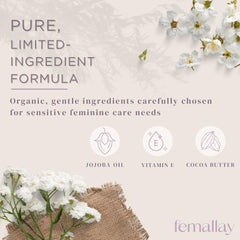 Femallay hands applying melts for discreet, comfortable use