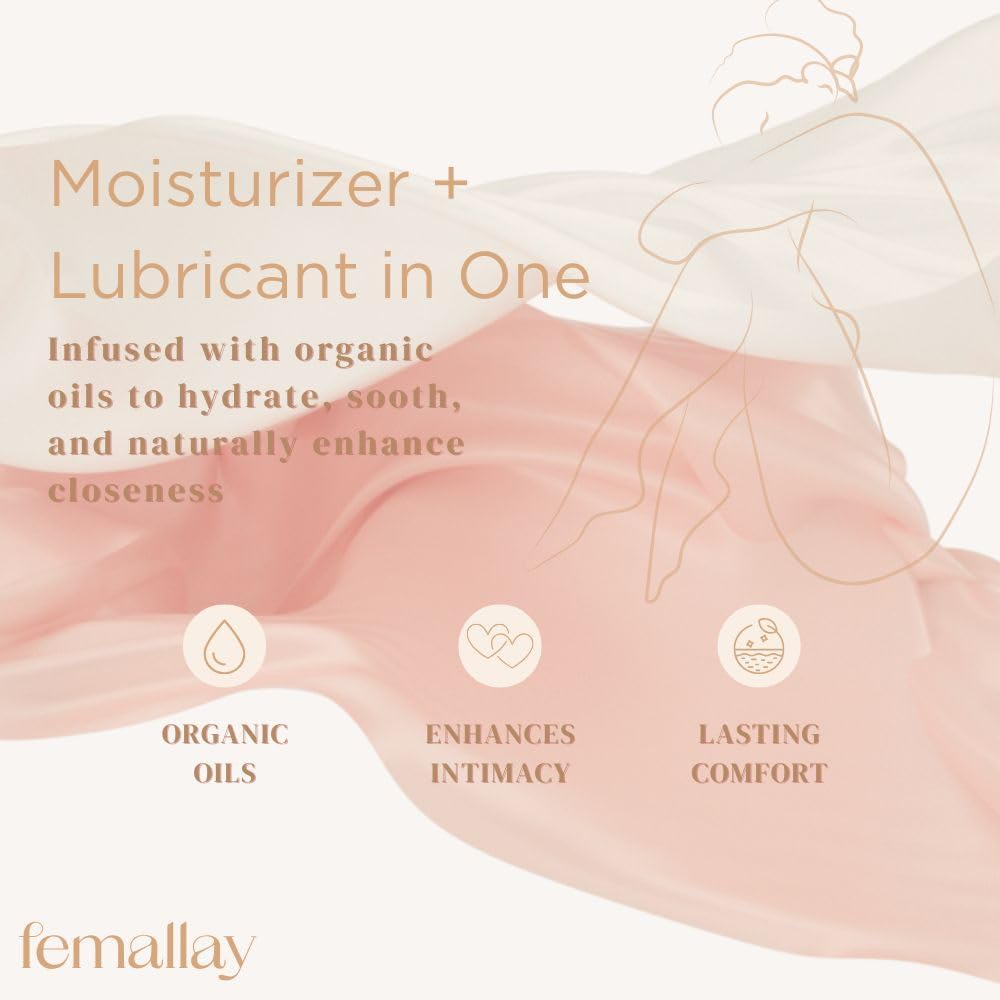 Femallay applicator with vanilla melts enables clean, targeted moisture