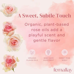 Femallay Romantically Rose melts applicator for clean, precise placement