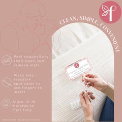Femallay Romantically Rose melts dissolves with body warmth for easy use