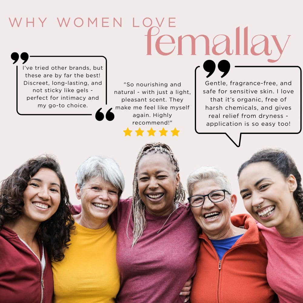 Femallay Romantically Rose melts travel-friendly packaging for discreet care