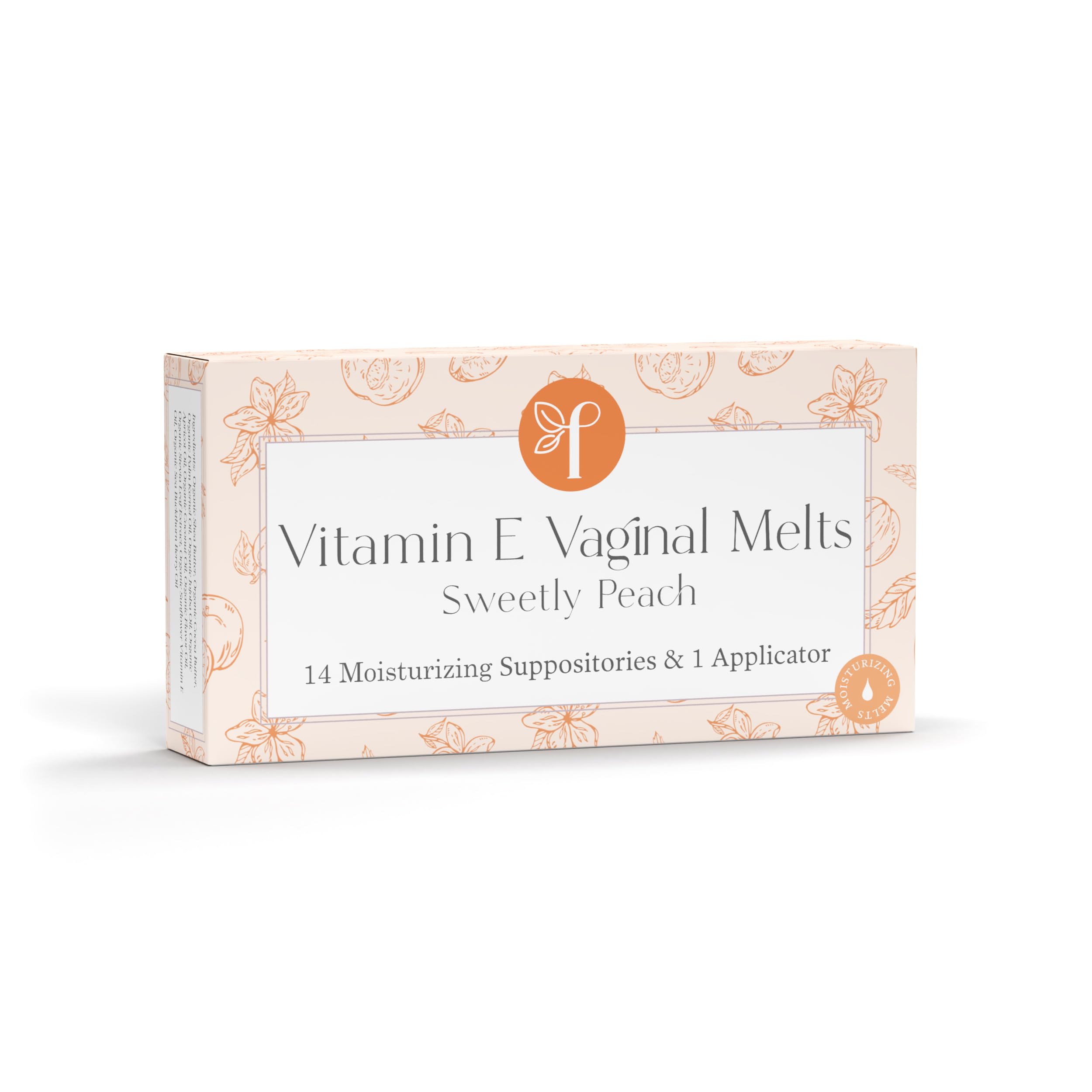 Femallay Sweetly Peach melts in a bottle for on-the-go intimate hydration
