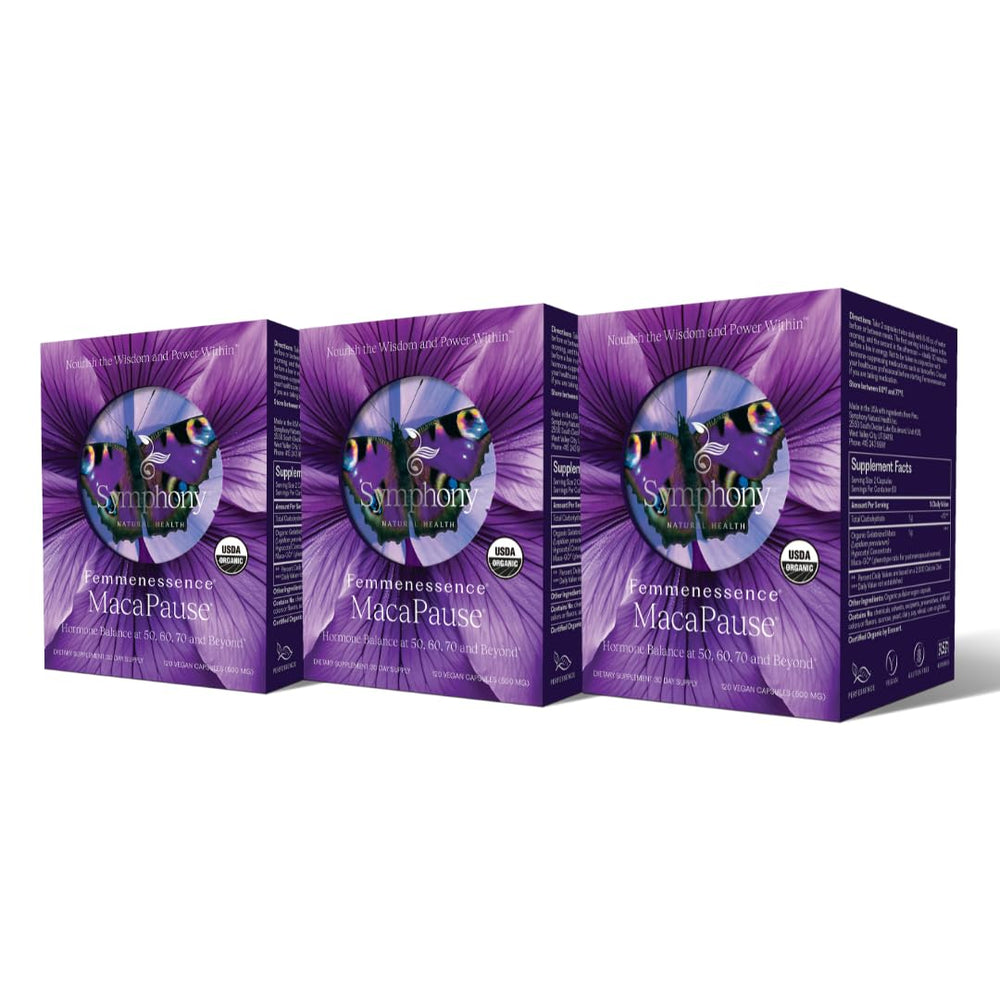 Femmenessence MacaPause bottle ready for daily menopause support