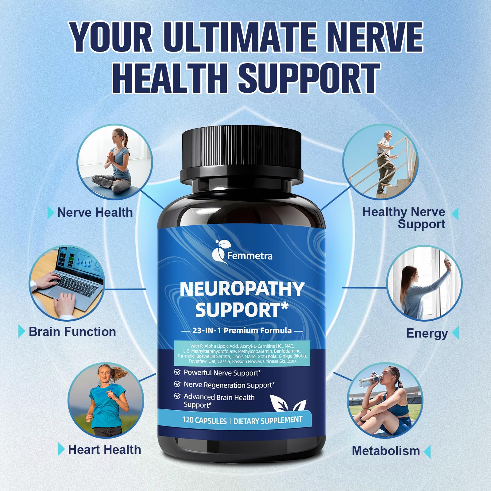 NAC-focused close-up from Femmetra highlighting detox and liver-support benefits.