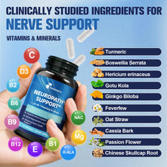A close-up of Femmetra r-ALA active-form capsules offering antioxidant support.