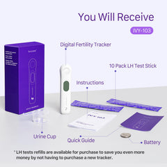 Femometer IVY103 four-step test process makes testing quick and easy.