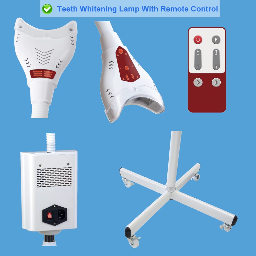 Fencia teeth whitening lamp red mouth opener and bibs kit included