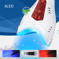 Fencia teeth whitening lamp red remote control enables hands-free operation