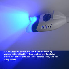 Fencia Teeth Whitening Machine display screen shows treatment time