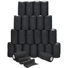 Fenhupe self adhesive bandage wrap 24-pack in action, quick and secure wrapping for dressings.